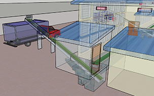 chicken farm&house plan draft